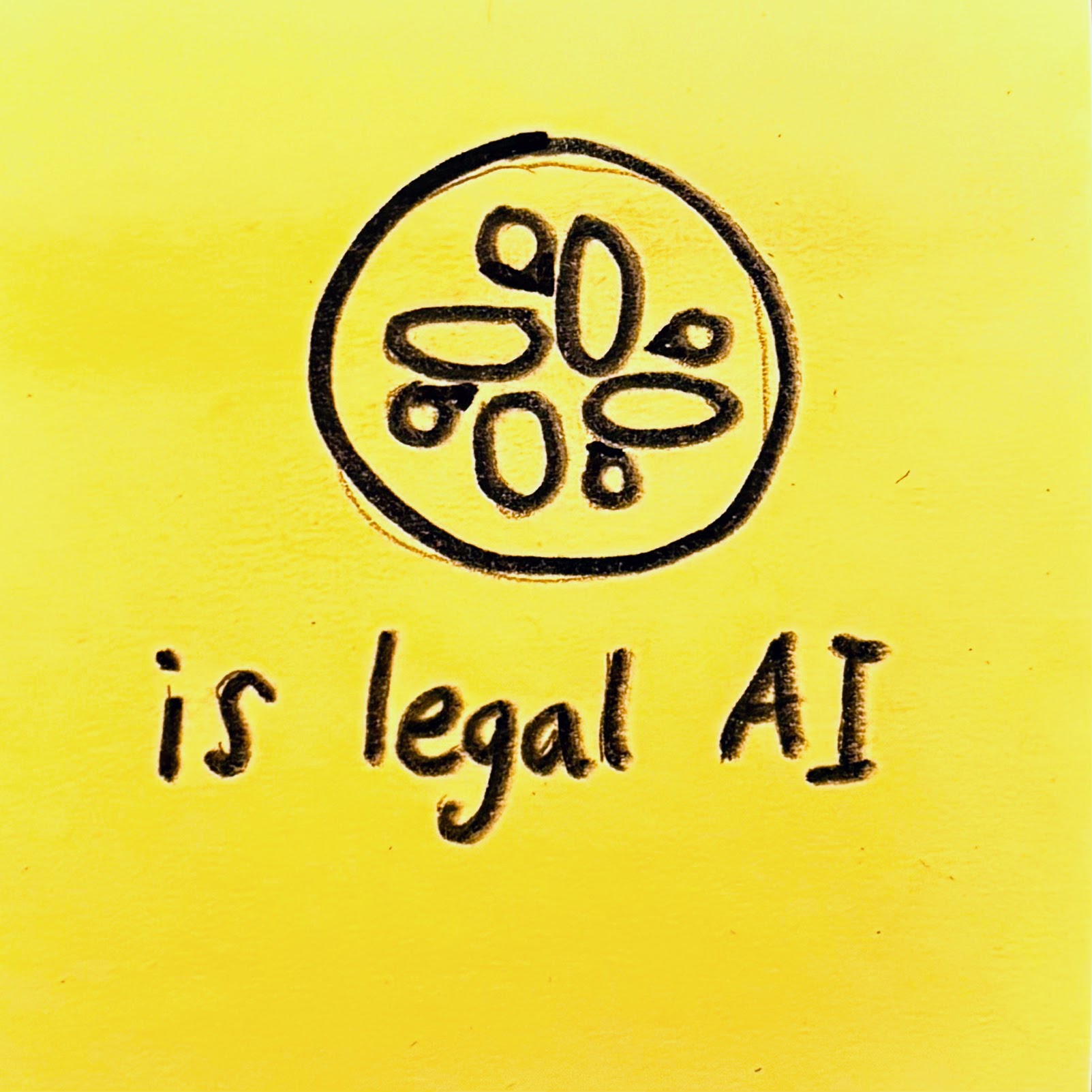 Slack logo with the caption ... is legal AI